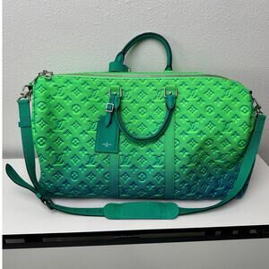 NWOT LV Keepall Bandouliere 50 Taurillon Virgil Abloh 2022